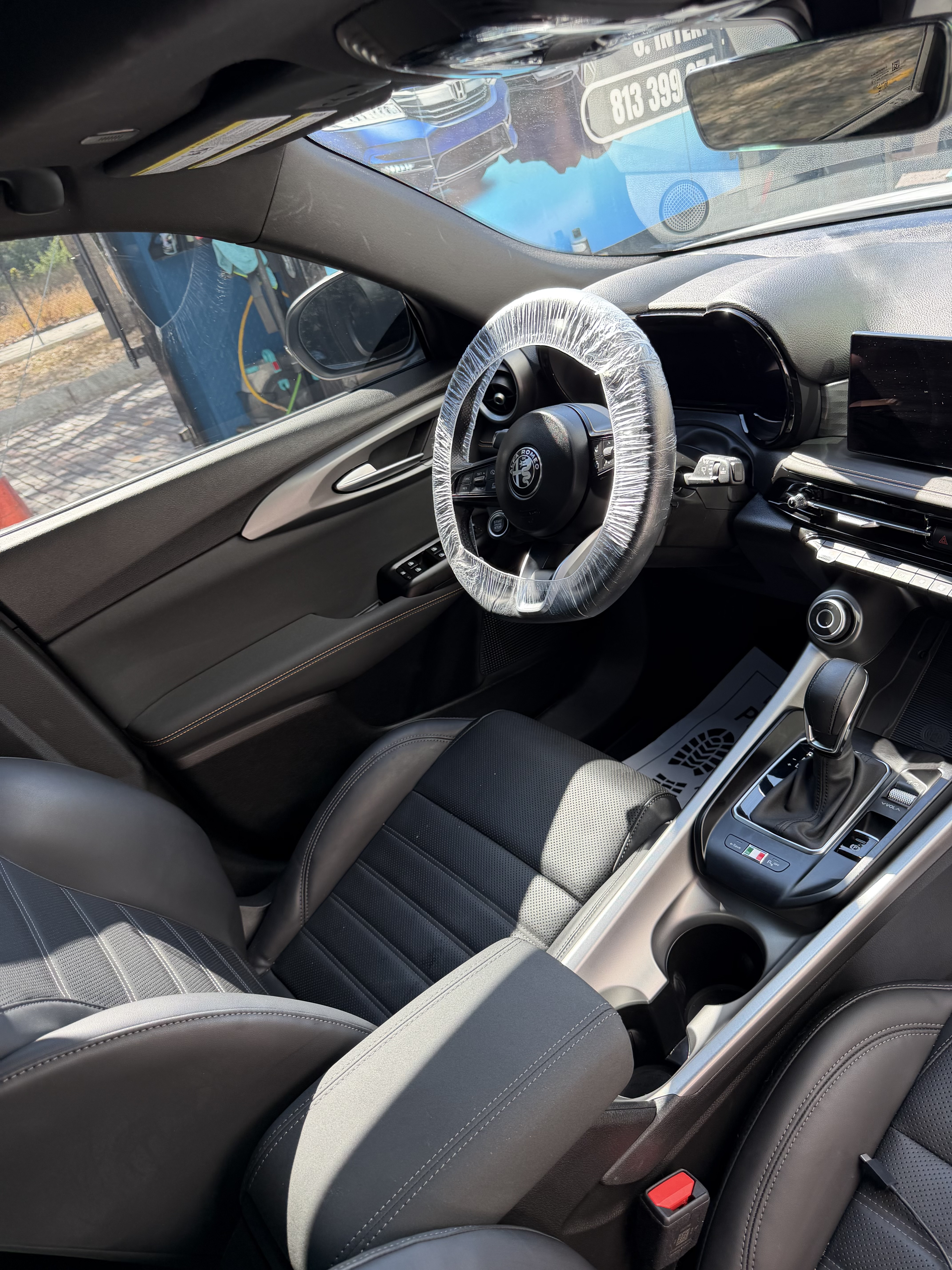 Afla Romero after a full interior detailing